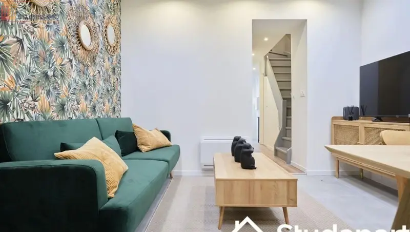 Studio meublé 11m² Lille 59000 - Meublé, DPE A - Photo 2