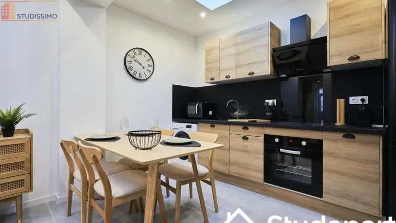 Studio meublé 11m² Lille 59000 - Meublé, DPE A - Photo 1