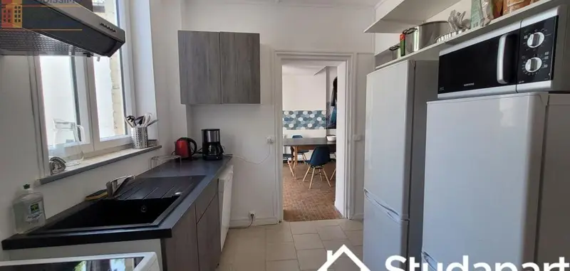 Studio meublé 12m² Roubaix - Meublé, DPE D - Photo 5
