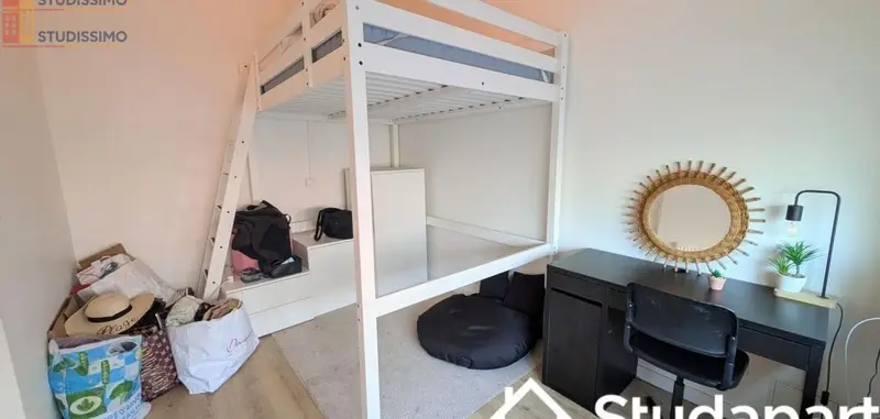 Studio meublé 12m² Roubaix 59100 - Calme, meublé - Photo 2
