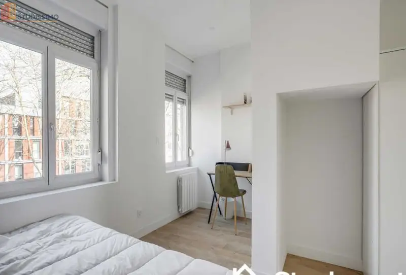 Studio meublé 13m² Lille 59000 - Calme, lumineux - Photo 4