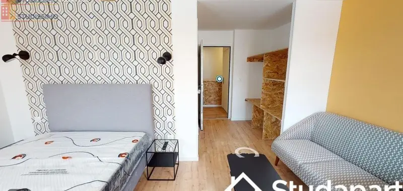 Studio 20m² Lille 59800 - Meublé, DPE A - Photo 3
