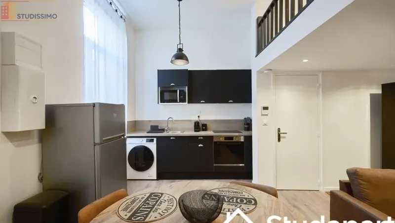 Studio meublé 27m² Lille 59000 - Meublé, DPE A - Photo 1