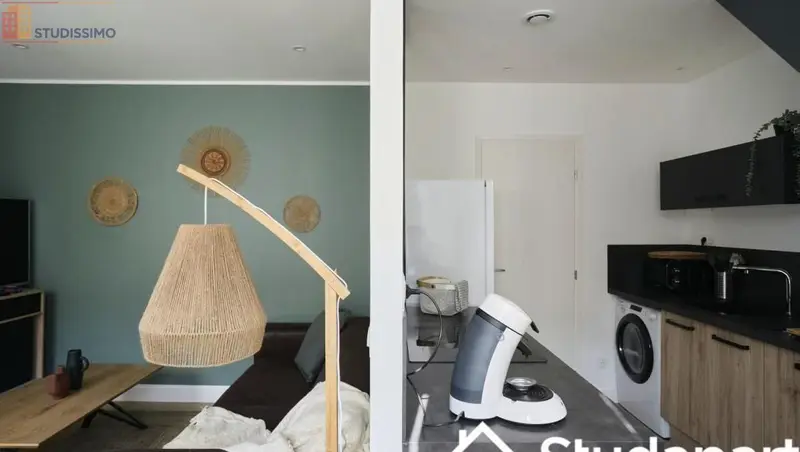 Studio meublé 9m² Lille 59000 - Meublé, lumineux - Photo 1