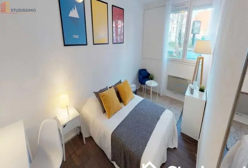 Studio meublé 11m² Lille 59000 - Calme - Photo 2