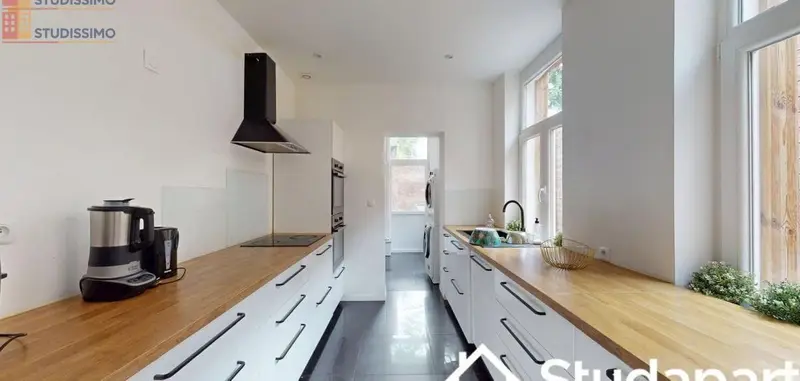 Studio meublé 15m² Roubaix 59100 - Calme, lumineux - Photo 9