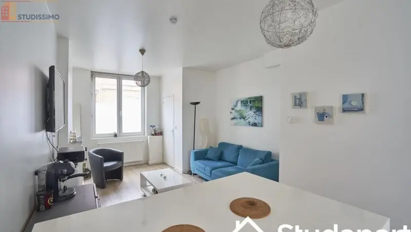 Studio meublé 11m² Marcq-en-Baroeul - Meublé, DPE A - Photo 1