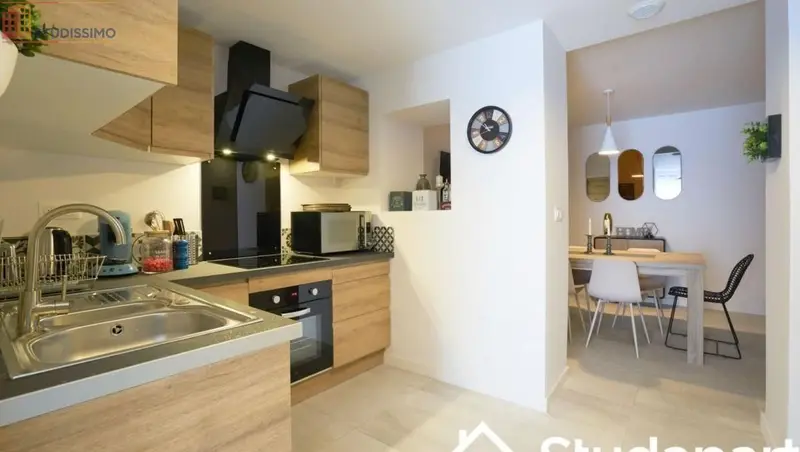 Studio meublé 13m² Lille 59000 - Meublé, DPE A - Photo 1