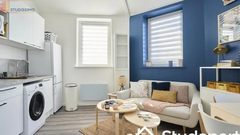 Studio meublé 10m² Lille 59000 - Calme, lumineux - Photo 3