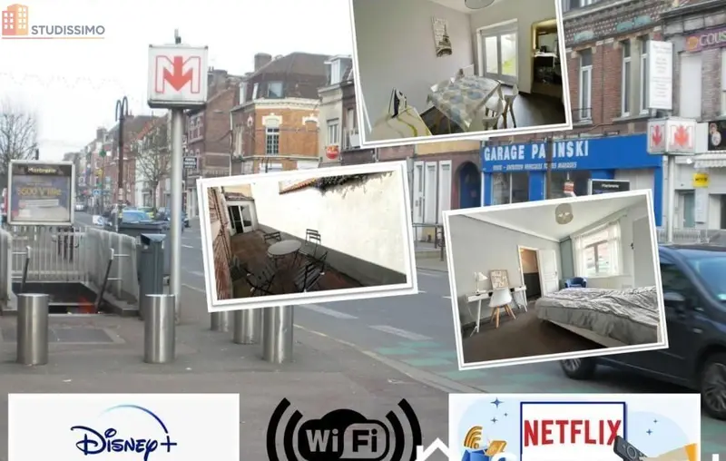 Studio meublé 10m² Lille 59260 - Meublé, DPE D - Photo 8
