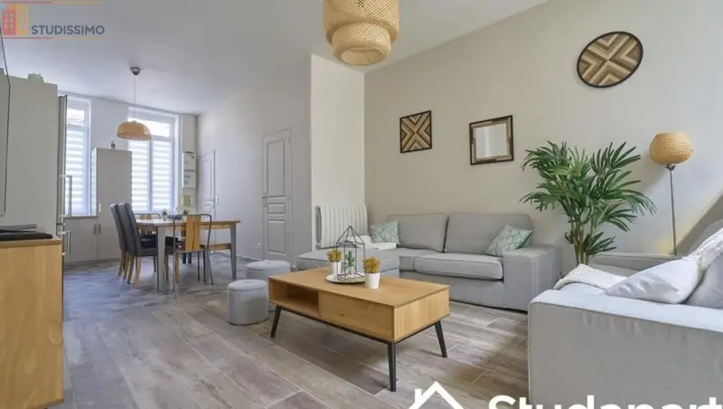 Studio meublé 13m² Tourcoing - Meublé, DPE A - Photo 3