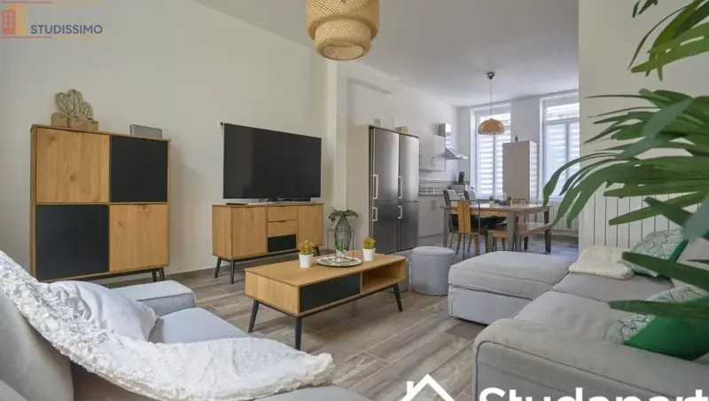 Studio meublé 13m² Tourcoing - Meublé, DPE A - Photo 1