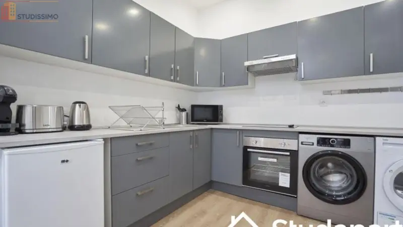 Studio 16m² Lille 59000 - Meublé, DPE A - Photo 3