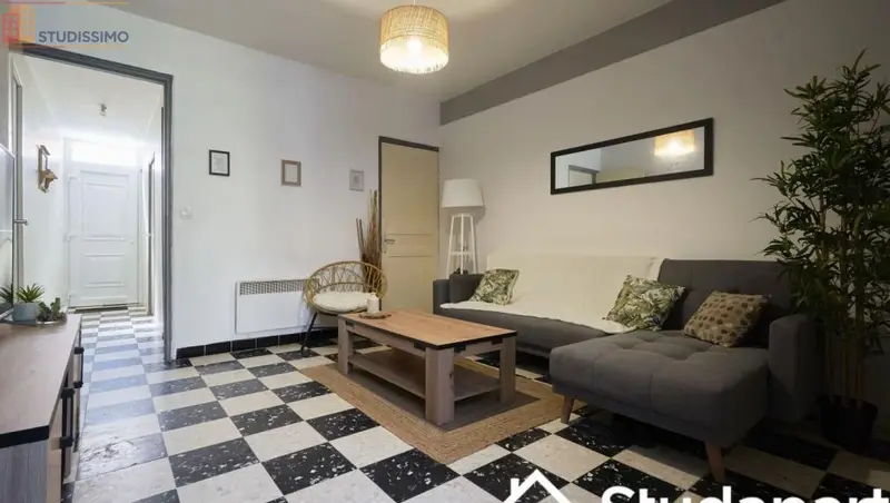 Studio meublé 10m² Roubaix - Petite surface, meublé - Photo 4