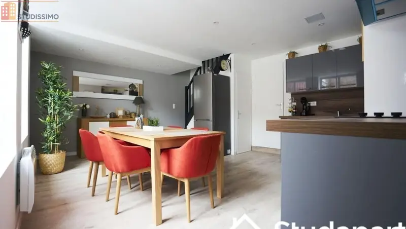 Studio meublé 11m² Lille - Calme, lumineux - Photo 1
