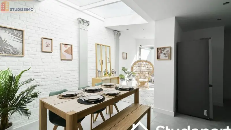 Studio meublé 11m² La Madeleine 59110 - Meublé, DPE A - Photo 1