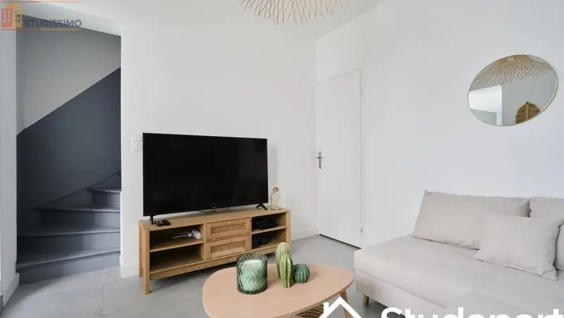 Studio meublé 11m² La Madeleine 59110 - Meublé, DPE A - Photo 2