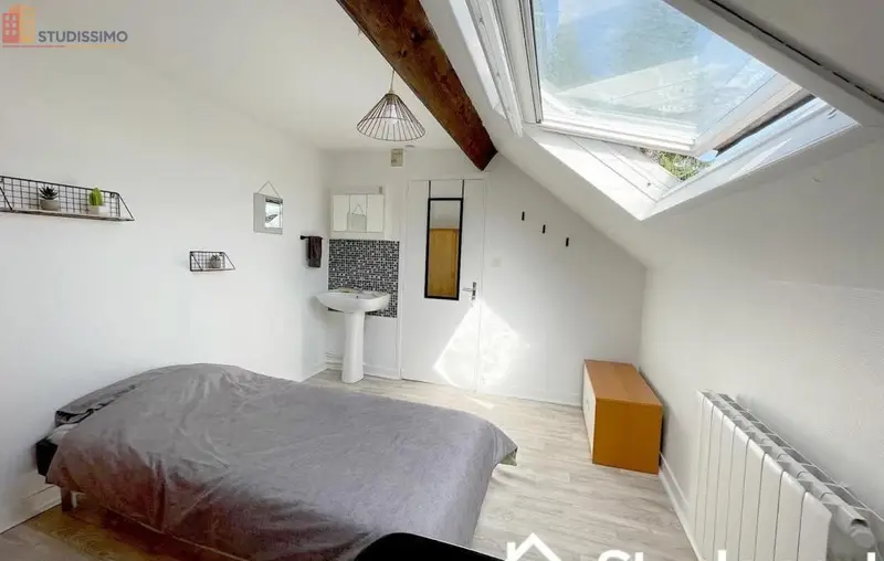 Studio meublé 10m² Aulnoy-lez-Valenciennes - Meublé, DPE A - Photo 4