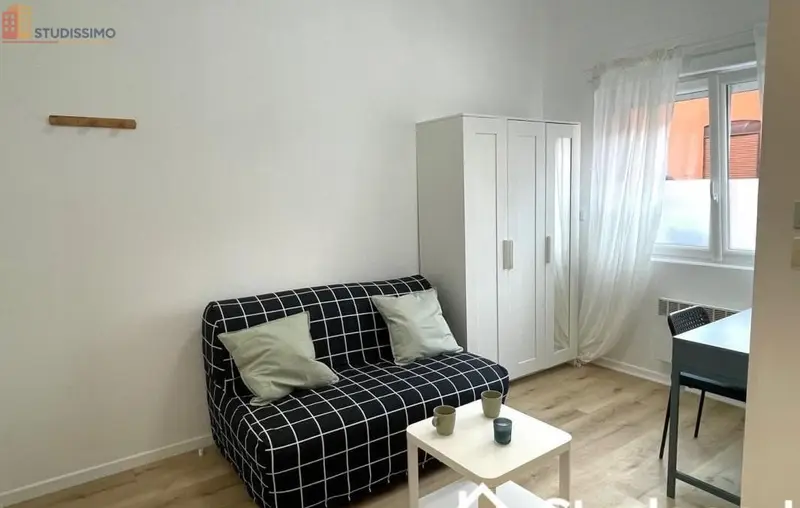 Studio meublé 15m² Valenciennes - Meublé, DPE D - Photo 1