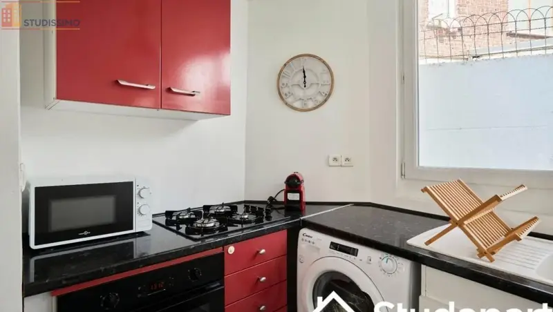 Studio 9m² Lille 59800 - Meublé, DPE A - Photo 2