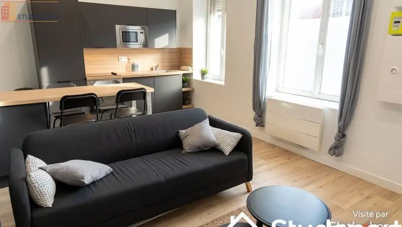 Studio meublé 10m² Faches-Thumesnil - Meublé, 10m² - Photo 2