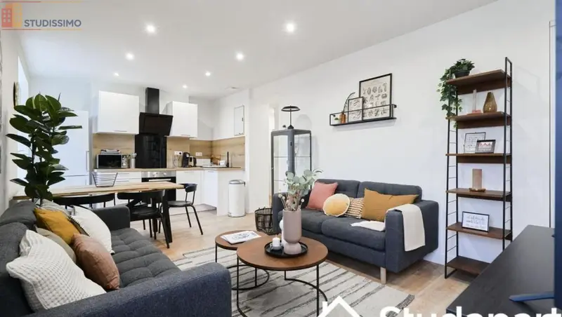 Studio meublé 16m² Lille 59000 - Meublé, DPE A - Photo 1