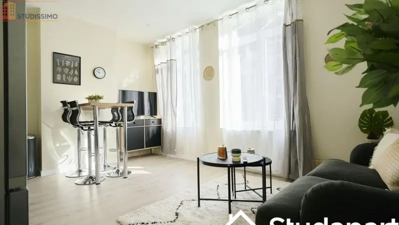 Studio meublé 9m² Lille centre - Meublé, DPE A - Photo 7
