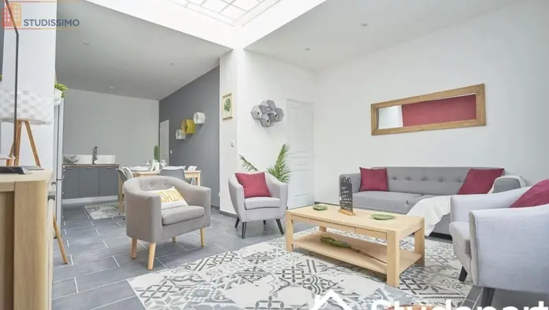 Studio meublé 13m² Lambersart - Meublé, DPE A - Photo 3