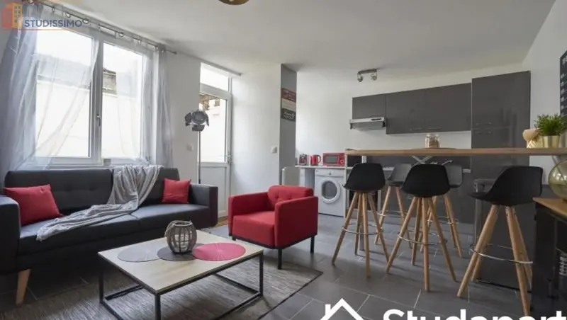 Studio meublé 11m² Lille 59000 - Meublé, DPE A - Photo 7