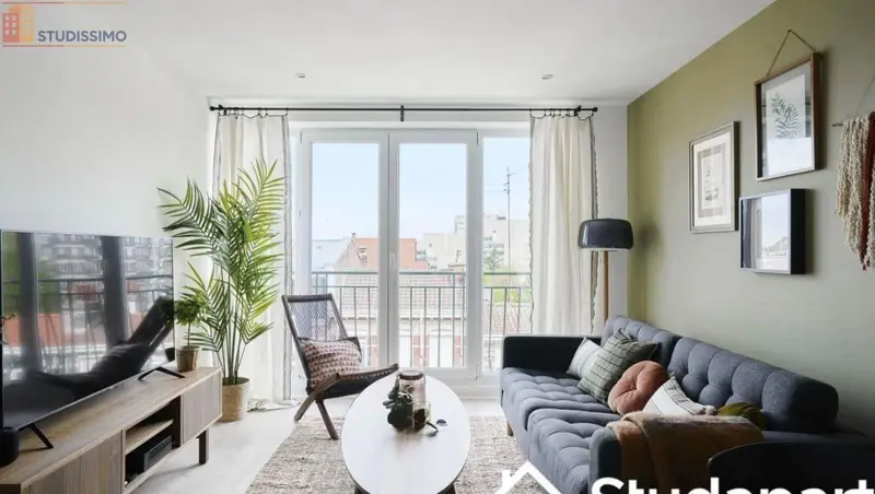 Studio meublé 12m² Lille 59000 - Meublé, DPE A - Photo 1