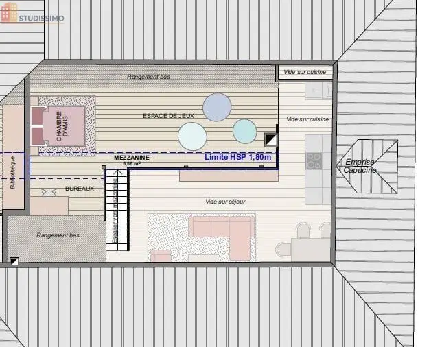 Studio 106m² Barcelonnette - Dernier étage, lumineux - Photo 2