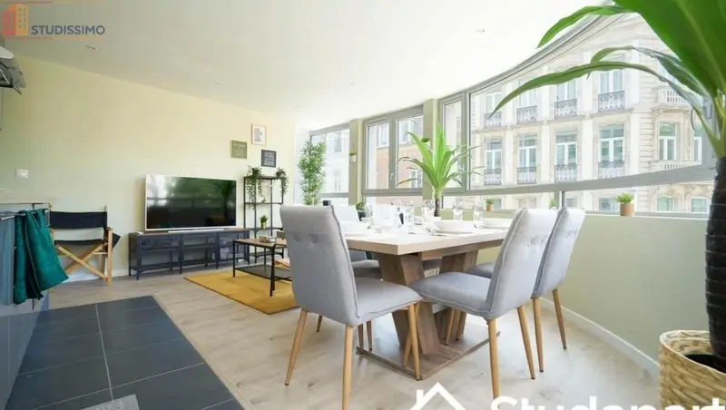 Studio meublé 14m² Lille centre - Lumineux - Photo 5