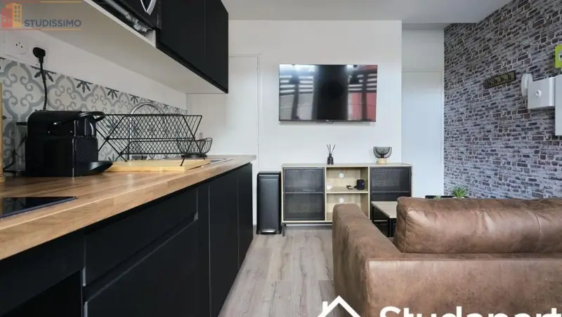 Studio meublé 9m² Lille 59000 - Petite surface, lumineux - Photo 6