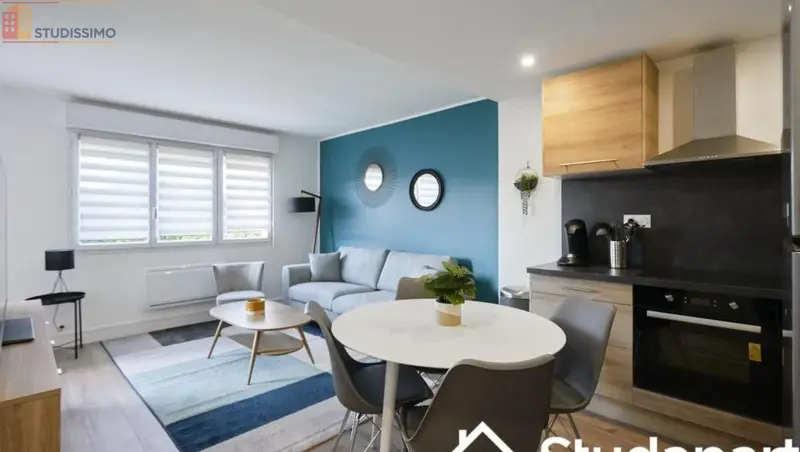 Studio meublé 11m² Lille 59000 - Calme, lumineux - Photo 2
