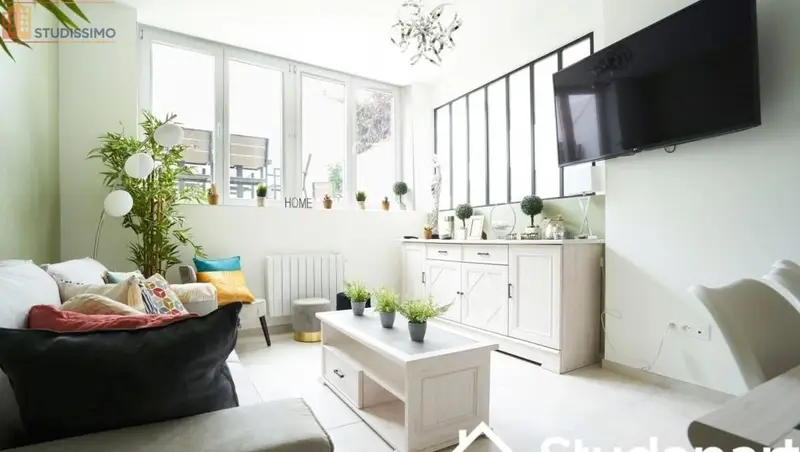 Studio meublé 12m² Lille 59000 - Meublé, DPE A - Photo 4