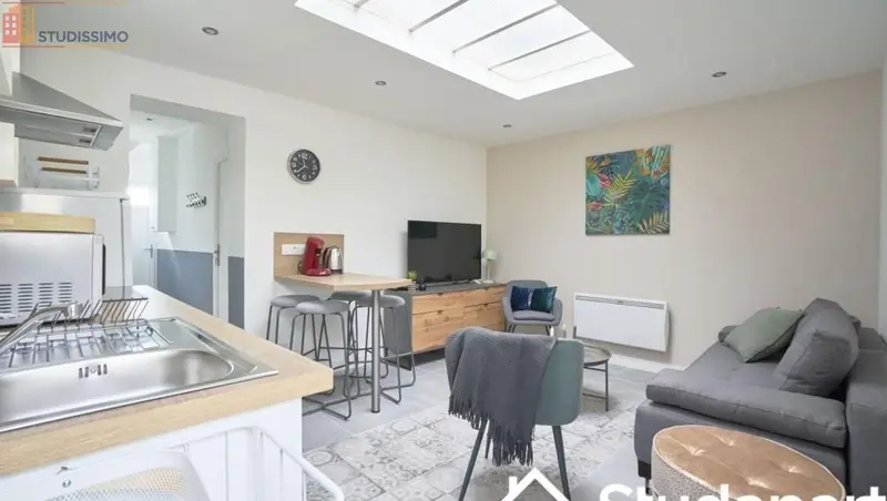 Studio 11m² Lille 59000 - Meublé, DPE A - Photo 4