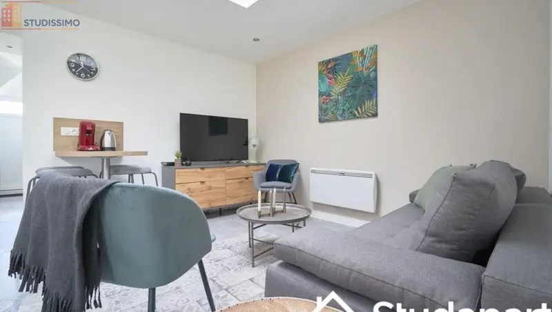 Studio 11m² Lille 59000 - Meublé, DPE A - Photo 3