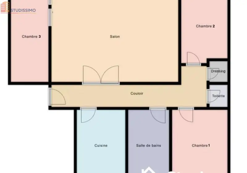 Studio meublé 25m² Lille 59260 - Calme, lumineux - Photo 3