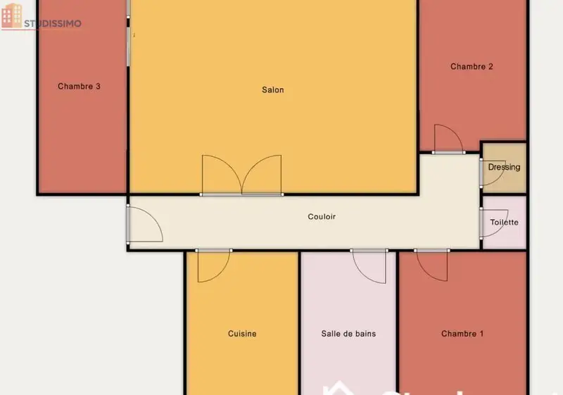 Studio meublé 25m² Lille 59260 - Calme, lumineux - Photo 2