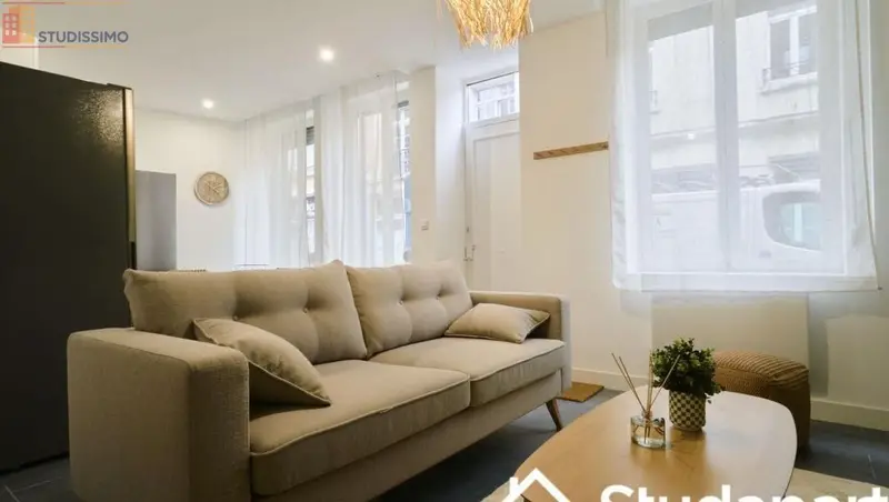Studio meublé 10m² Lille - Meublé, DPE A - Photo 11