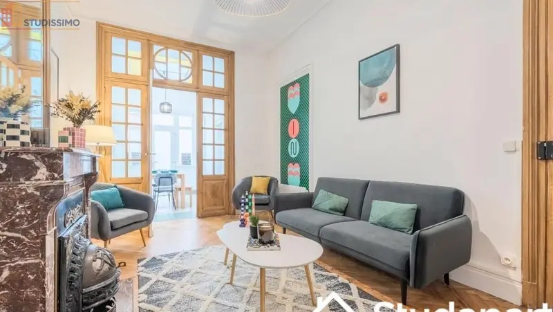 Studio meublé 13m² Lille 59800 - Meublé, DPE A - Photo 14