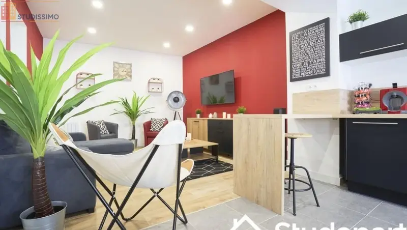 Studio 11m² La Madeleine 59110 - Meublé, DPE A - Photo 8