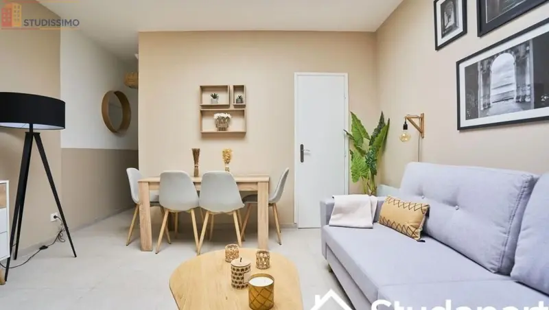 Studio meublé 12m² Lille 59000 - Meublé, DPE A - Photo 1