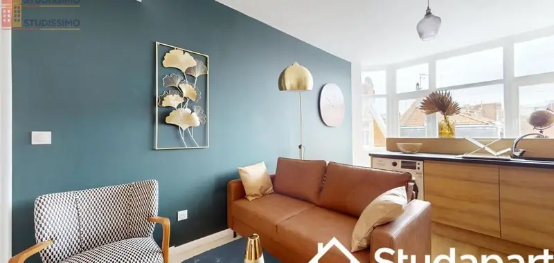 Studio meublé 15m² Lille centre - Calme, lumineux - Photo 2