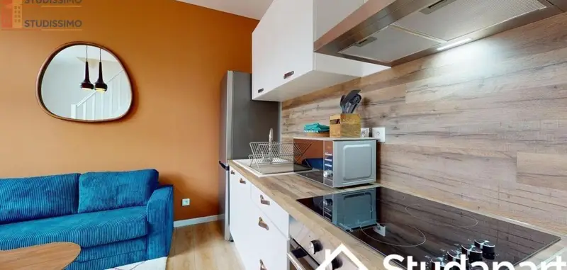 Studio meublé 9m² Valenciennes - Meublé, DPE A - Photo 8