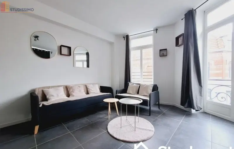 Studio meublé 16m² Roubaix - Lumineux, DPE A - Photo 9