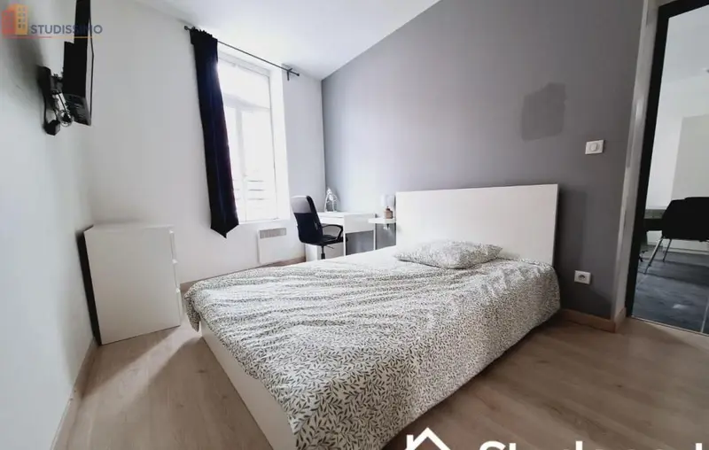 Studio meublé 16m² Roubaix - Lumineux, DPE A - Photo 5
