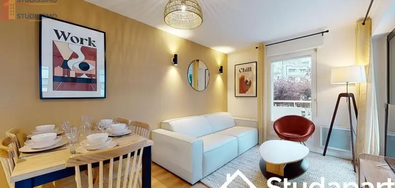 Studio meublé 51m² Lille 59800 - Lumineux, DPE A - Photo 7