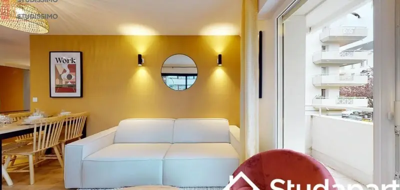 Studio meublé 51m² Lille 59800 - Lumineux, DPE A - Photo 4