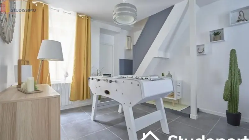 Studio meublé 12m² Lille 59260 - Lumineux - Photo 1